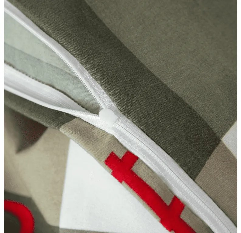 PrzytulneMieszkanie.pl PrzytulneMieszkanie.pl Pościel z mikrofibry CHRISTMAS SOCKS zielone Rozmiar pościeli: 70 x 90 cm | 140 x 200 cm