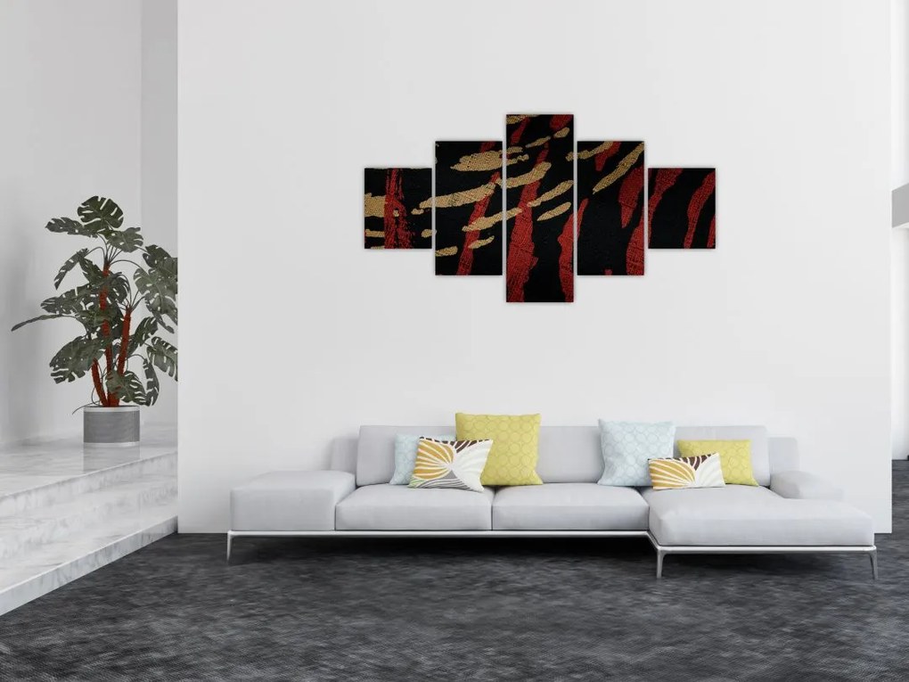 Obraz abstrakcji (125x70 cm)