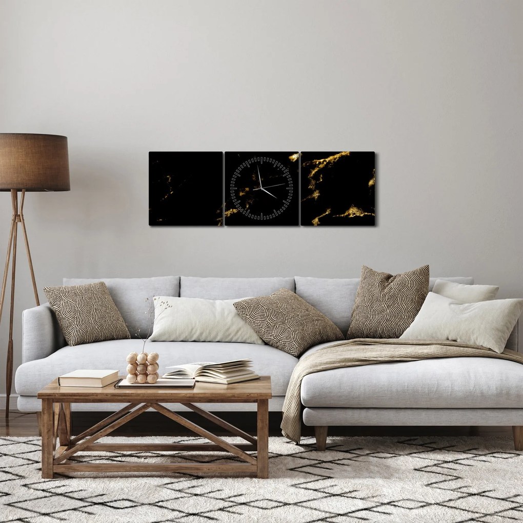 Obraz - Kiepski wystrój (z zegarem) (90x30 cm)