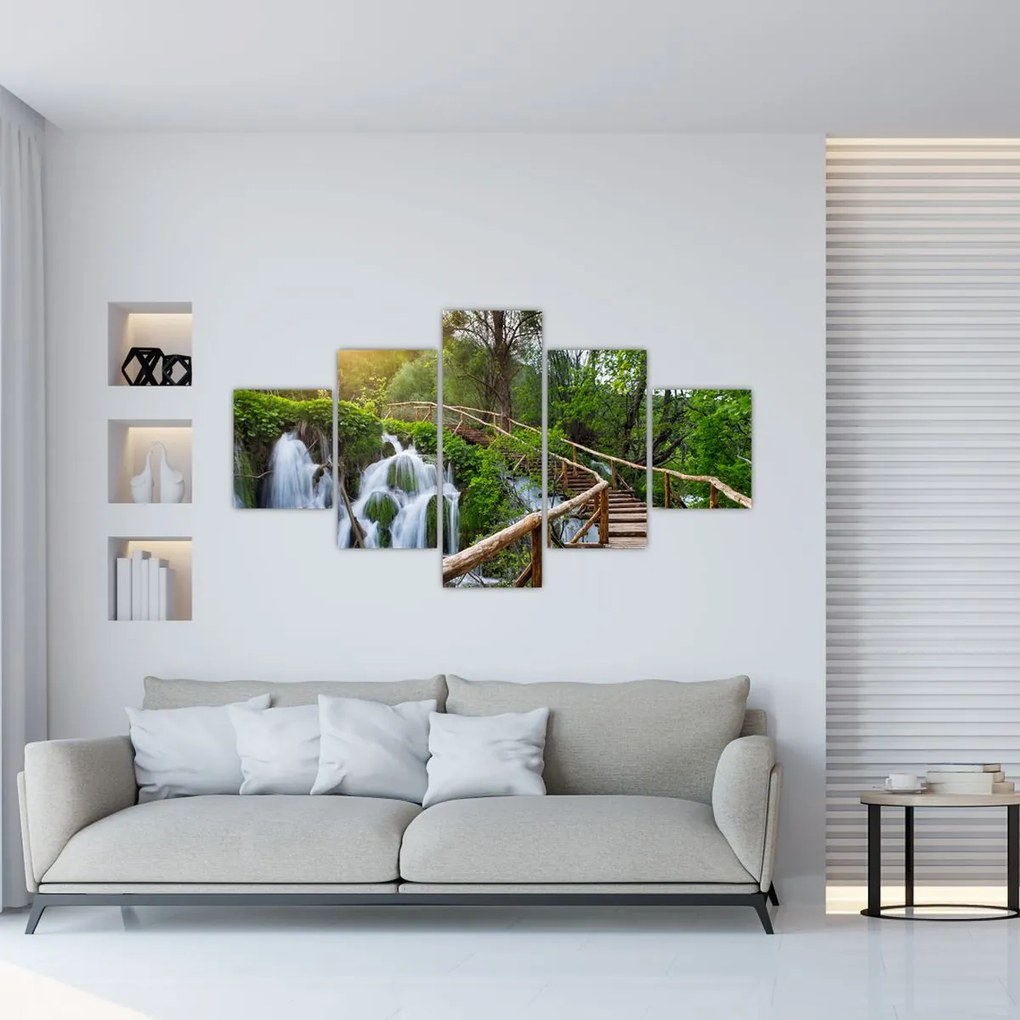Obraz - Jeziora Plitwickie (125x70 cm)