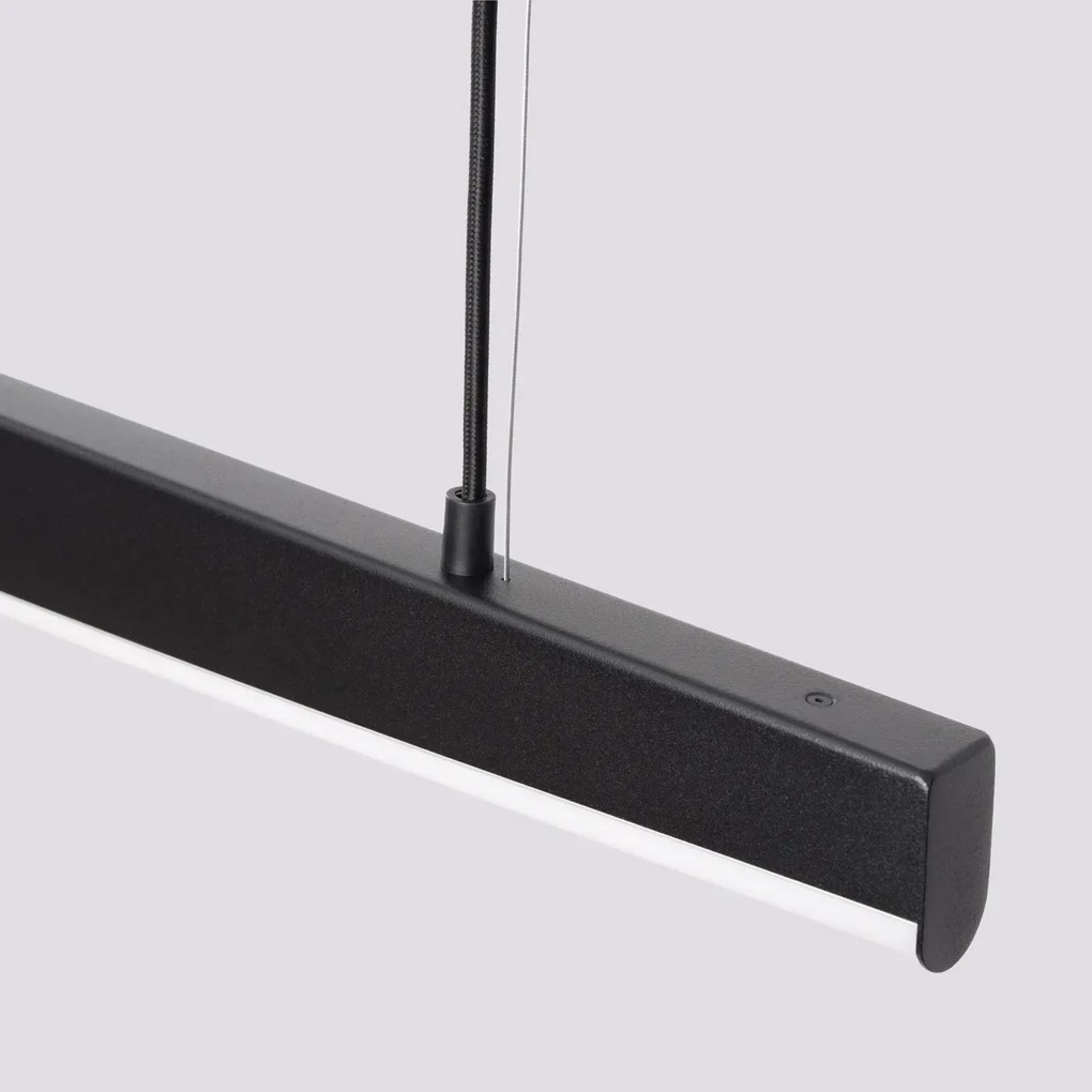 Lampa wisząca JORUN 80 czarna LED 3000K SOLLUX  LIGHTING