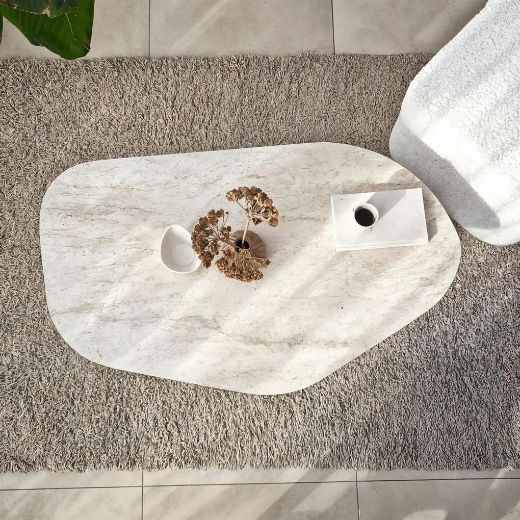 Stolik konferencyjny Rock Travertine