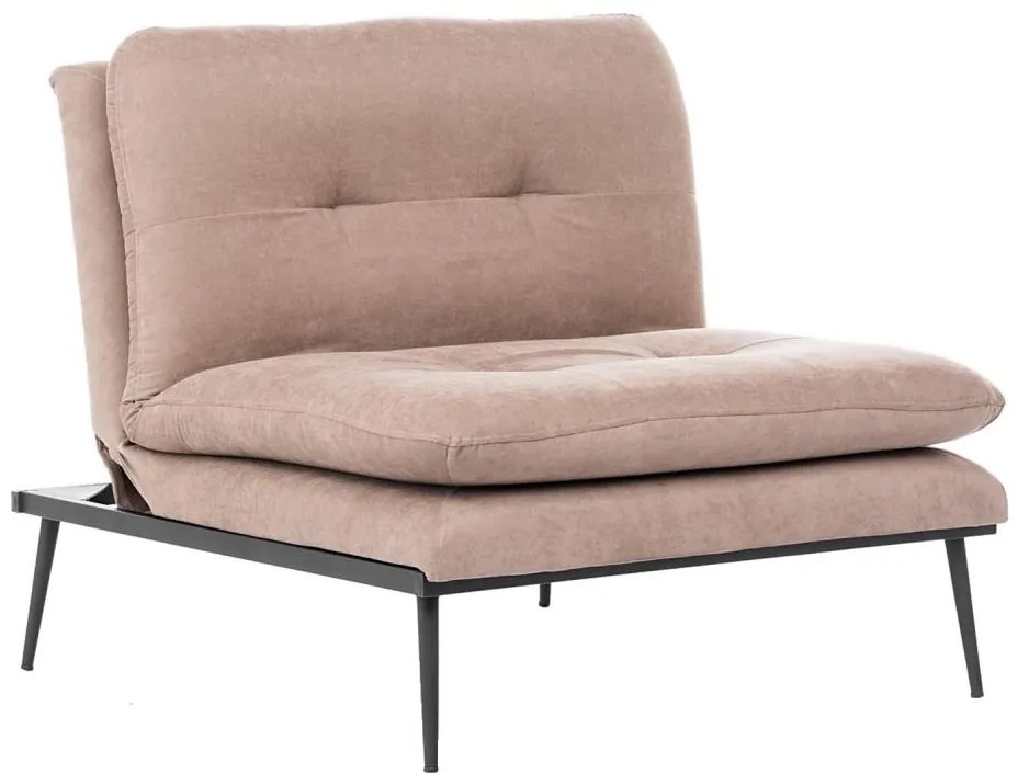 Fotel rozkładany SPEAKY, brązowy