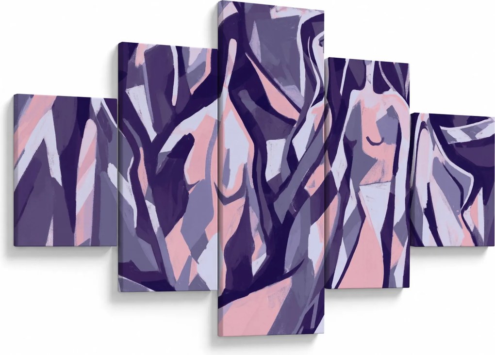 Obraz - Abstrakcyjne kobiety (125x70 cm)