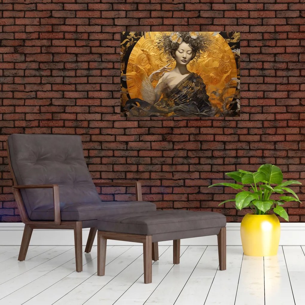 Obraz - Japonka (70x50 cm)