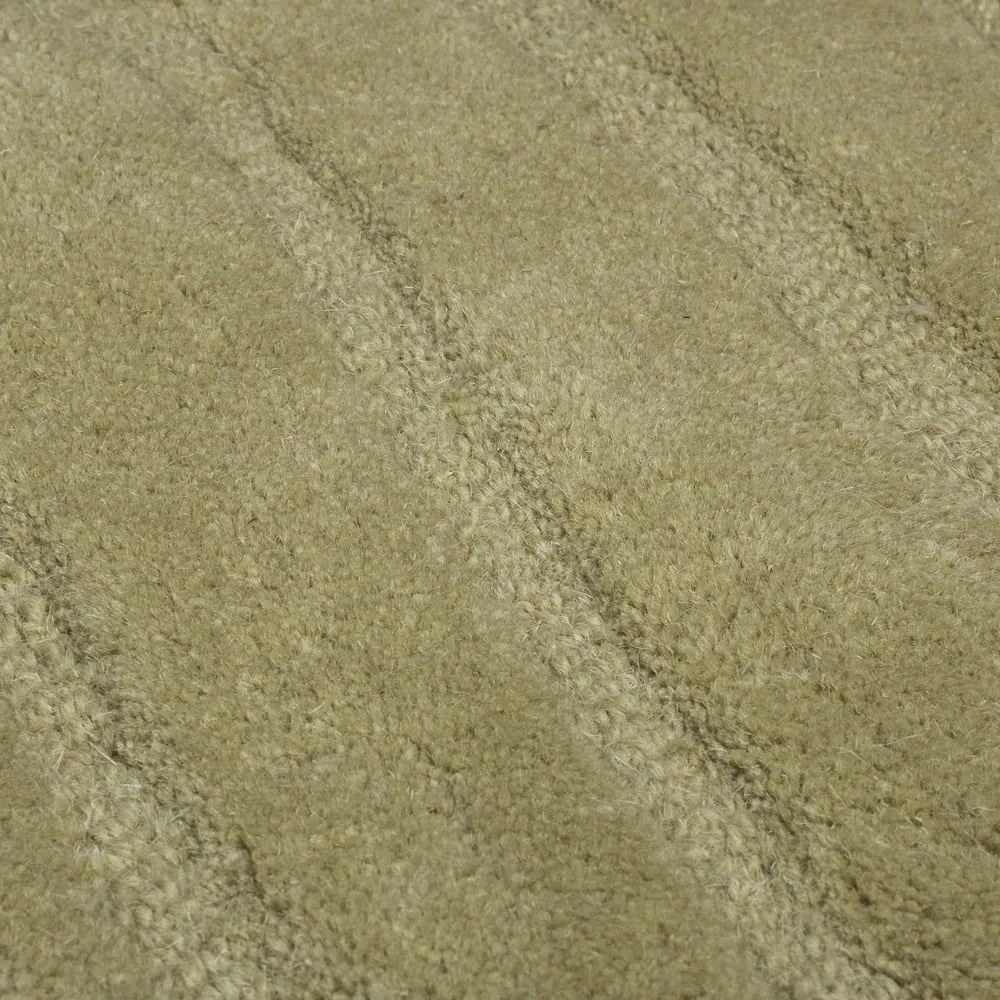 Wełniany dywan tkany ręcznie w kolorze khaki 200x290 cm Mesmerise Sage – Flair Rugs