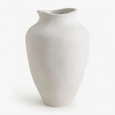 Wazon Ceramiczny Gayle Kremowa - Sklum