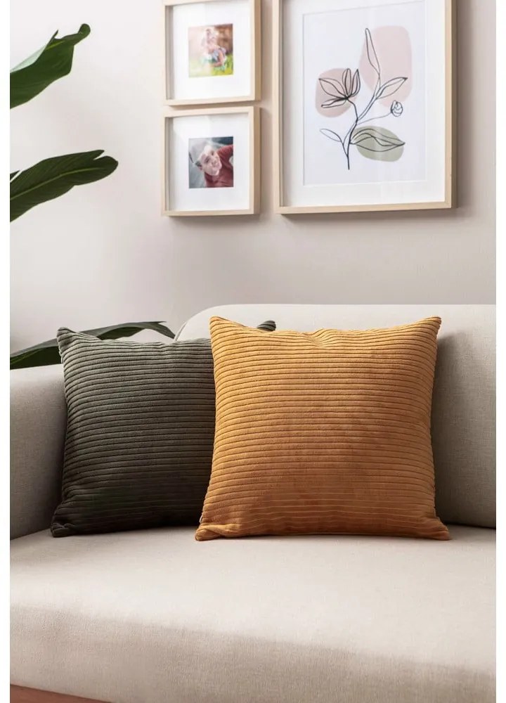 Sztruksowe poszewki na poduszki zestaw 2 szt. 43x43 cm – Mioli Decor