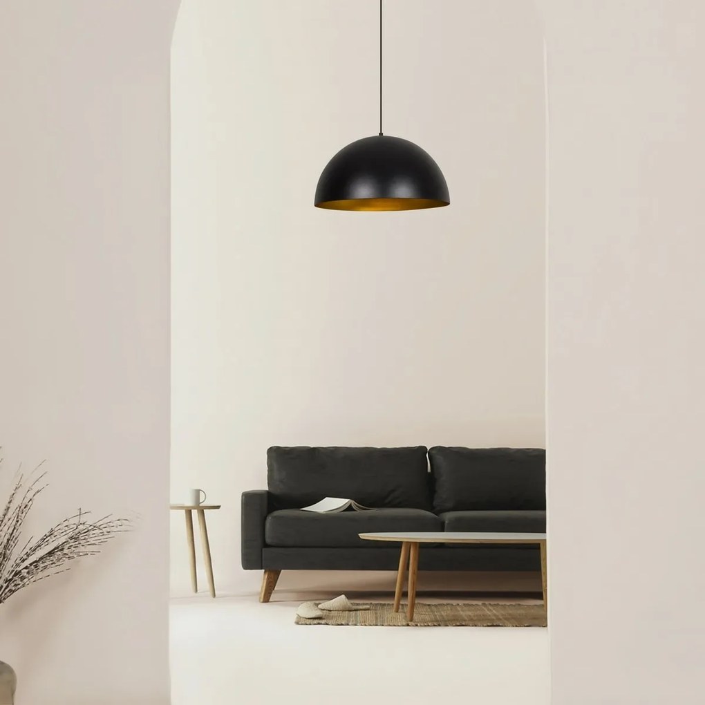 Lampa wisząca Mini Sivani - MR - 723, czarna-złota