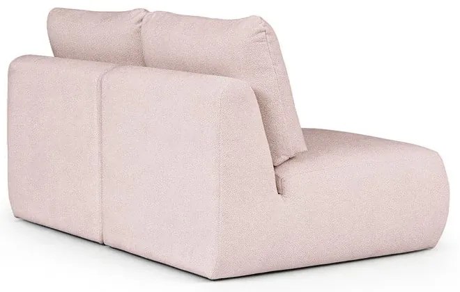 Jasnoróżowa sofa z materiału bouclé 164 cm Mirel – Rodier