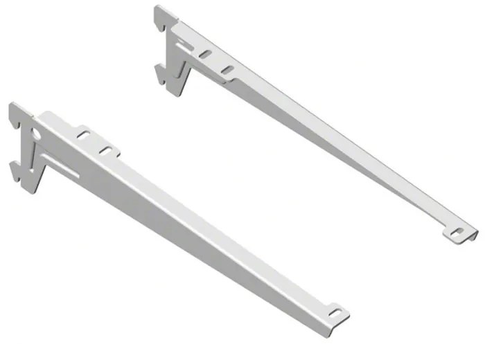 Nośnik ANGLE do ELEMENT SYSTEM, komplet 2 szt., gł. 380 mm, biały