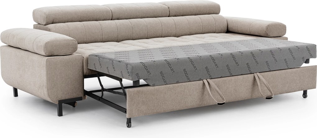Sofa trzyosobowa Tyrion z funkcją spania - beżowy szenil Vibe 08