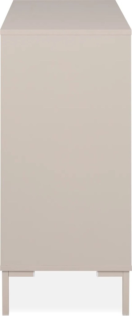 Beżowa komoda Korsika 81 cm, dwudrzwiowa