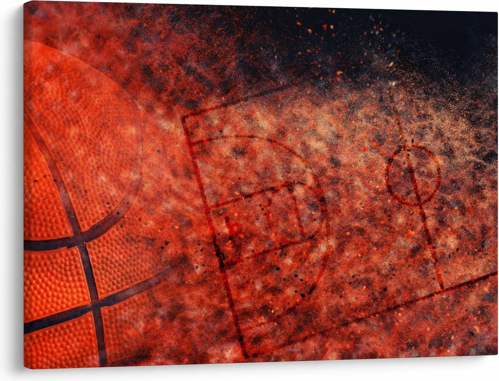 Obraz - Piłka do koszykówki (70x50 cm)