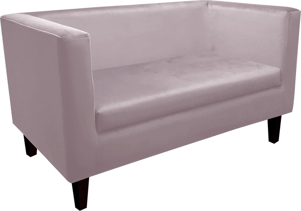 Sofa Monaco : Kolor nogi - Venge, Kolor tkaniny - VELVET - MG55, Typ tkaniny - Velvet, Wysokość nogi - 20 cm