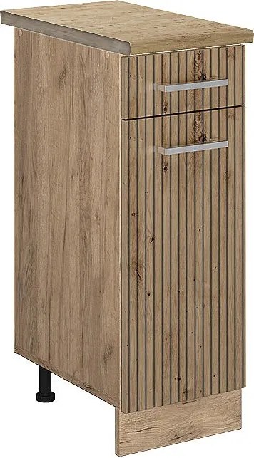 Szafka dolna do kuchni dąb rzemieślniczy 30x60x81.6 r-line