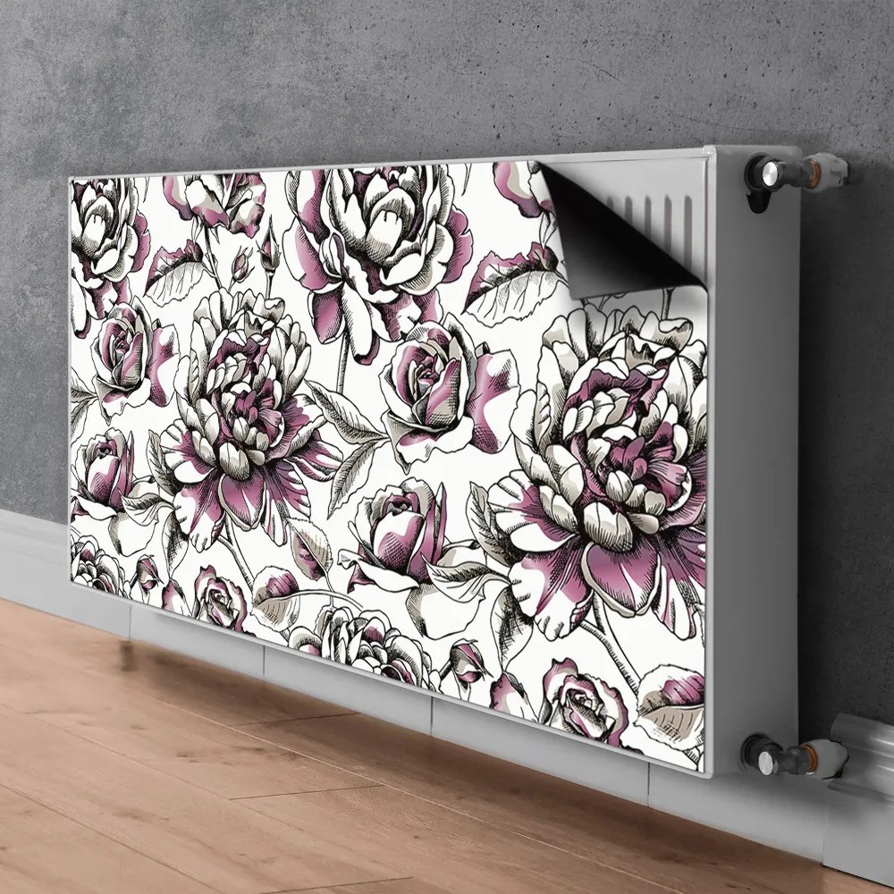 Mata dekoracyjna grzejnikowa Róże