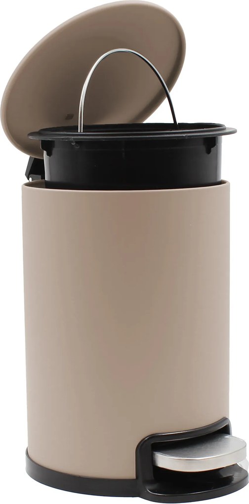 Łazienkowy kosz na śmieci z cichym domykaniem, 3 l, METALINE