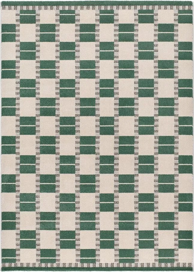 Zielony/beżowy dywan 133x190 cm Astra – Universal