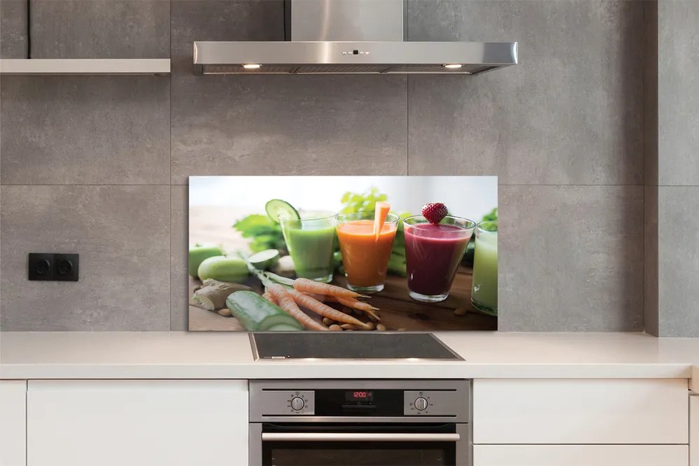 Szklany Panel Energetyczne Koktajle Warzywne