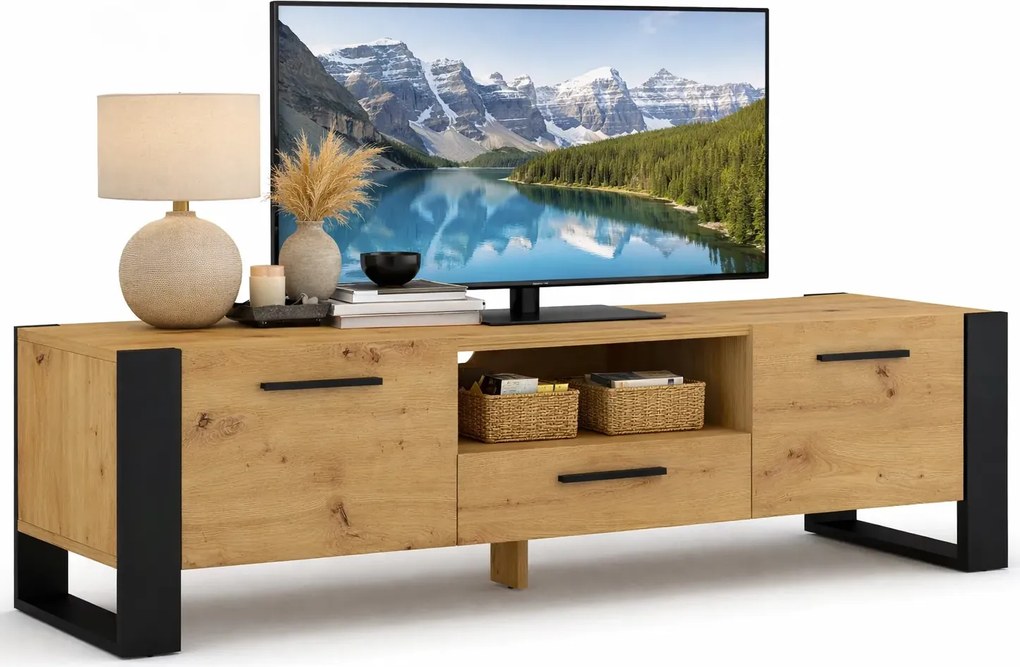 Szafka Rtv Dąb Artisan P9-A74