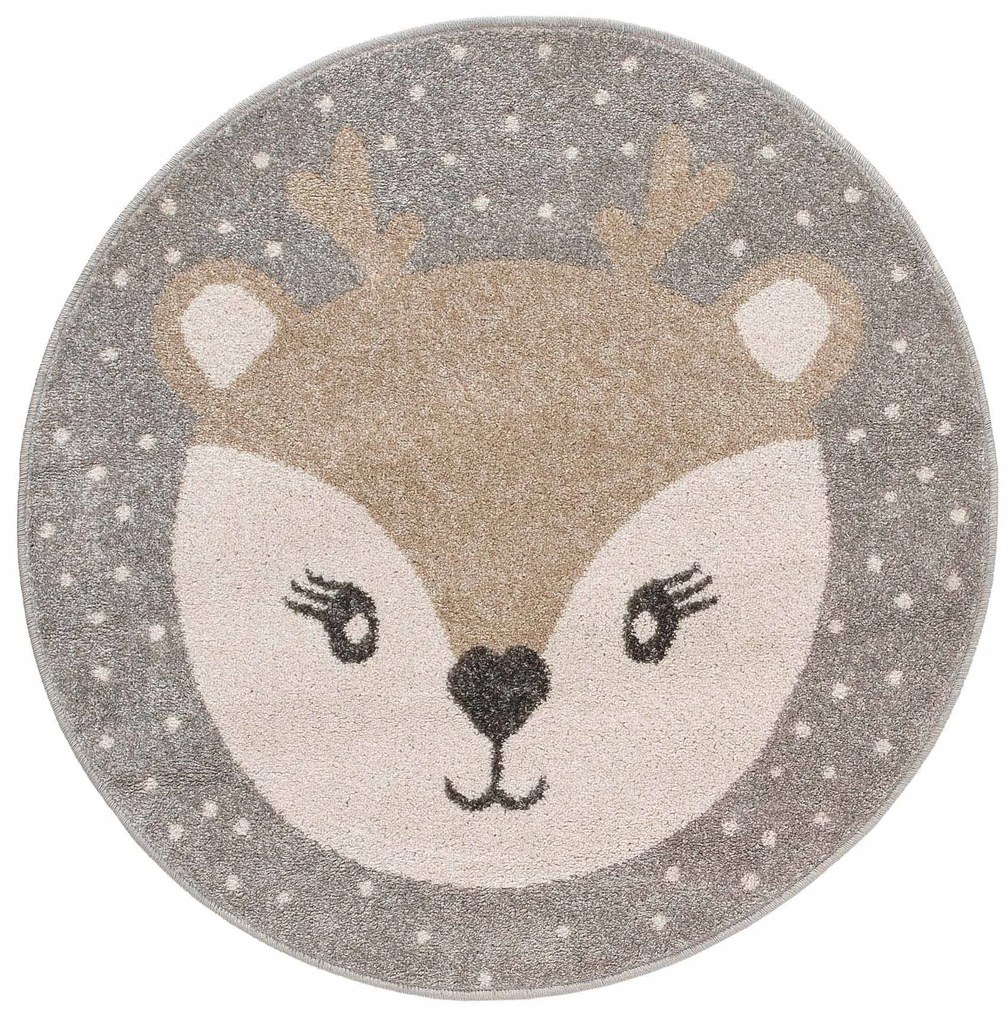 Okrągły dywan do pokoju dziecięcego, Ø 100 cm