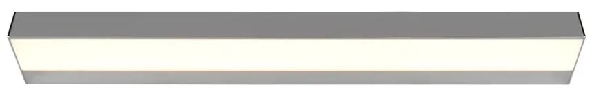 Kinkiet LED w kolorze błyszczącego srebra (dł. 60 cm) Rocco – Trio