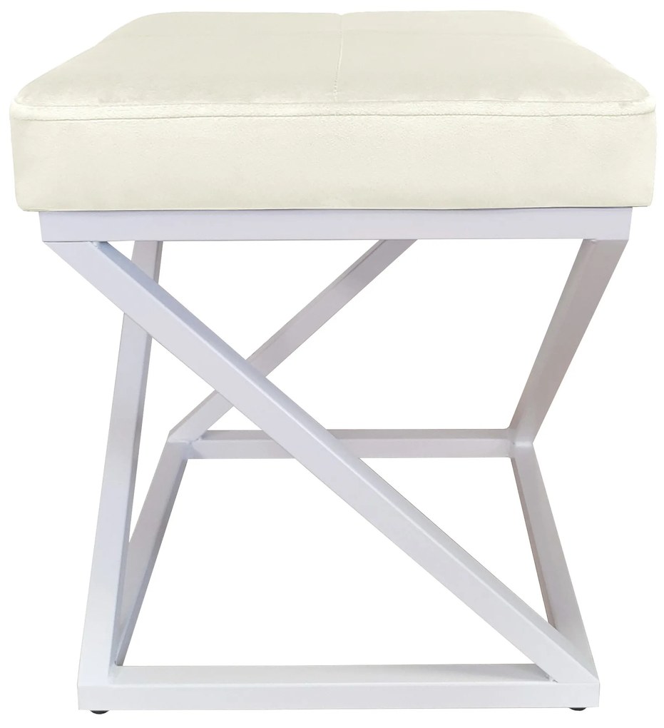 Pufa ZOA LOFT podstawa biała MG50