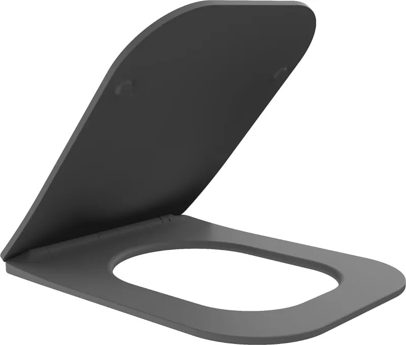 Mexen Teo deska wolnoopadająca slim, duroplast, szara ciemna mat - 39840071