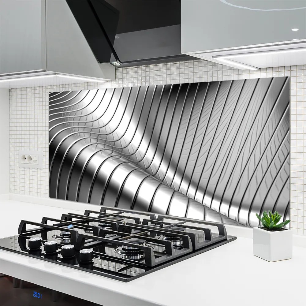 Dekor Szklany do Kuchni Innowacyjna Forma Abstrakcyjna