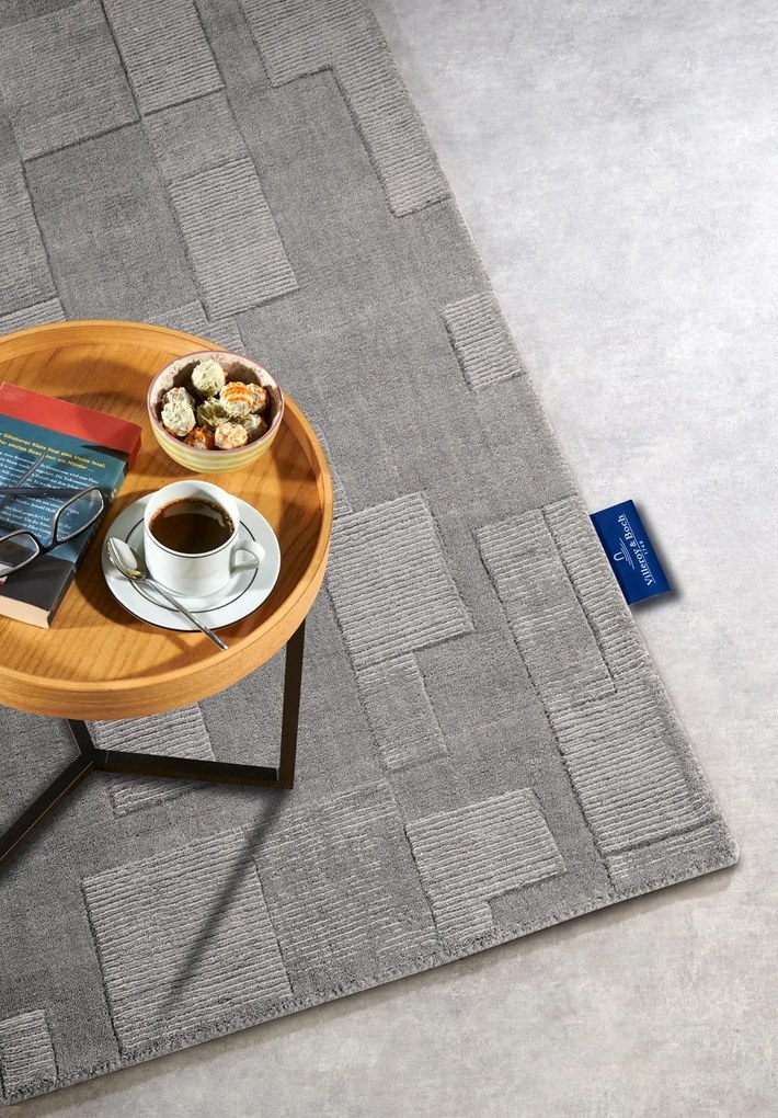 Dywan wełniany Villeroy & Boch Wilhelmine szary 80 cm x 250 cm