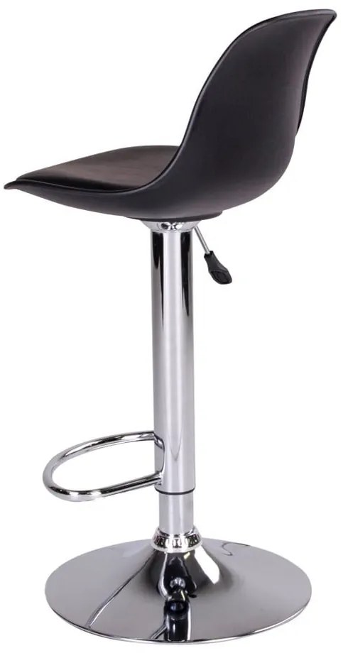 Czarne hokery obrotowe zestaw 2 szt. 82 cm Trondheim – House Nordic