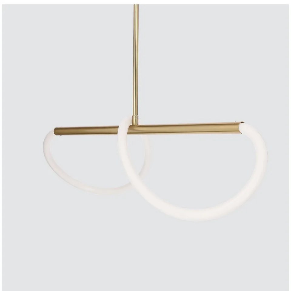 Lampa wisząca LED w kolorze złota Supreme – Candellux Lighting