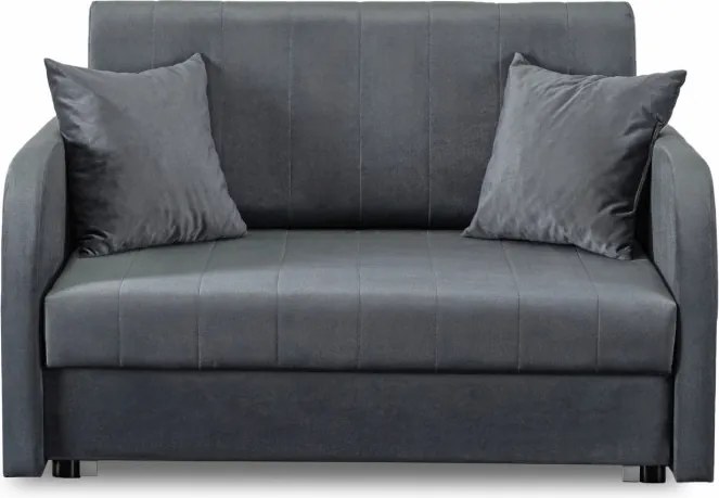 Fotel do Spania VERO 2 Rozkładany Dwuosobowy Amerykanka Szary Nowoczesny