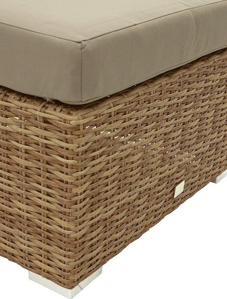 Zestaw rattanowy MALIBU dla 5 osób (beżowo-brązowy)