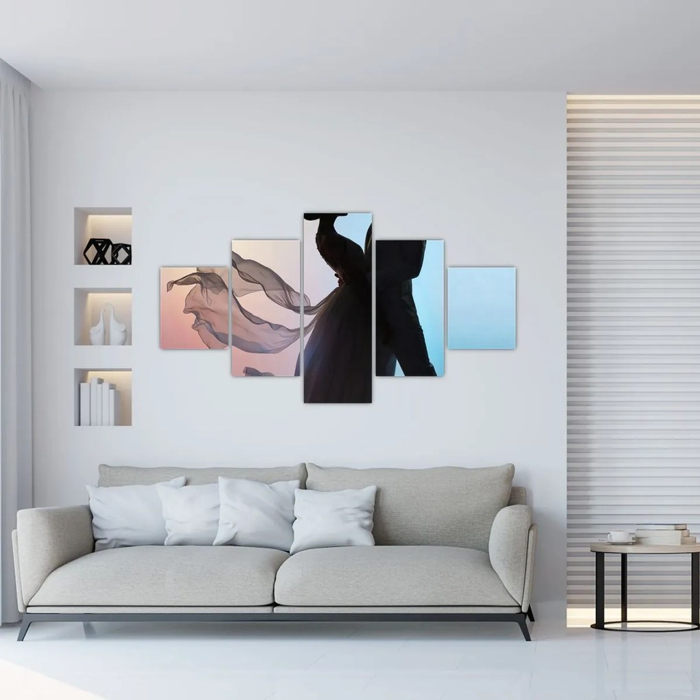 Obraz - Tańcząca para (125x70 cm)