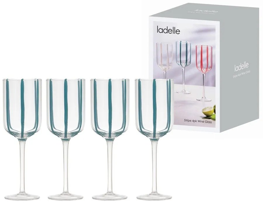 Kieliszki do wina zestaw 4 szt. 350 ml Stripe – Ladelle