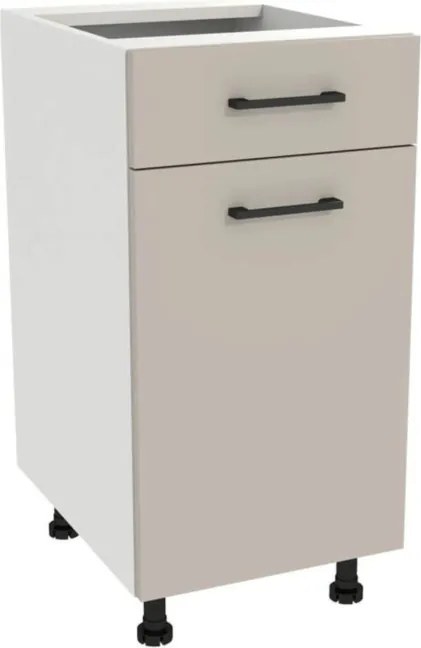 Zestaw Mebli Kuchennych MODERN 170 cm Kaszmir/Biały Nowoczesny