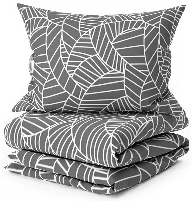 PrzytulneMieszkanie.pl PrzytulneMieszkanie.pl Pościel z mikrofibry CHARCO szara Rozmiar pościeli: 70 x 90 cm | 140 x 220 cm