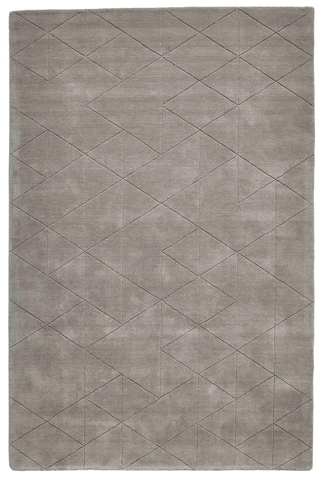 Szary wełniany dywan Think Rugs Kasbah, 120x170 cm