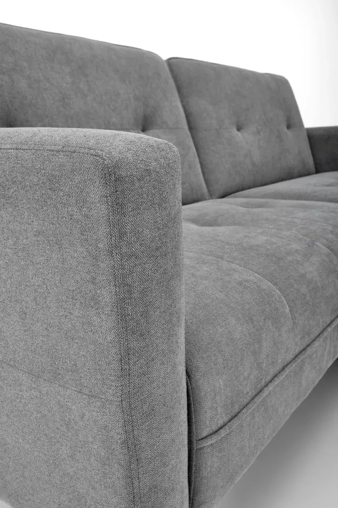 Sofa rozkładana CORNELIUS szara HALMAR