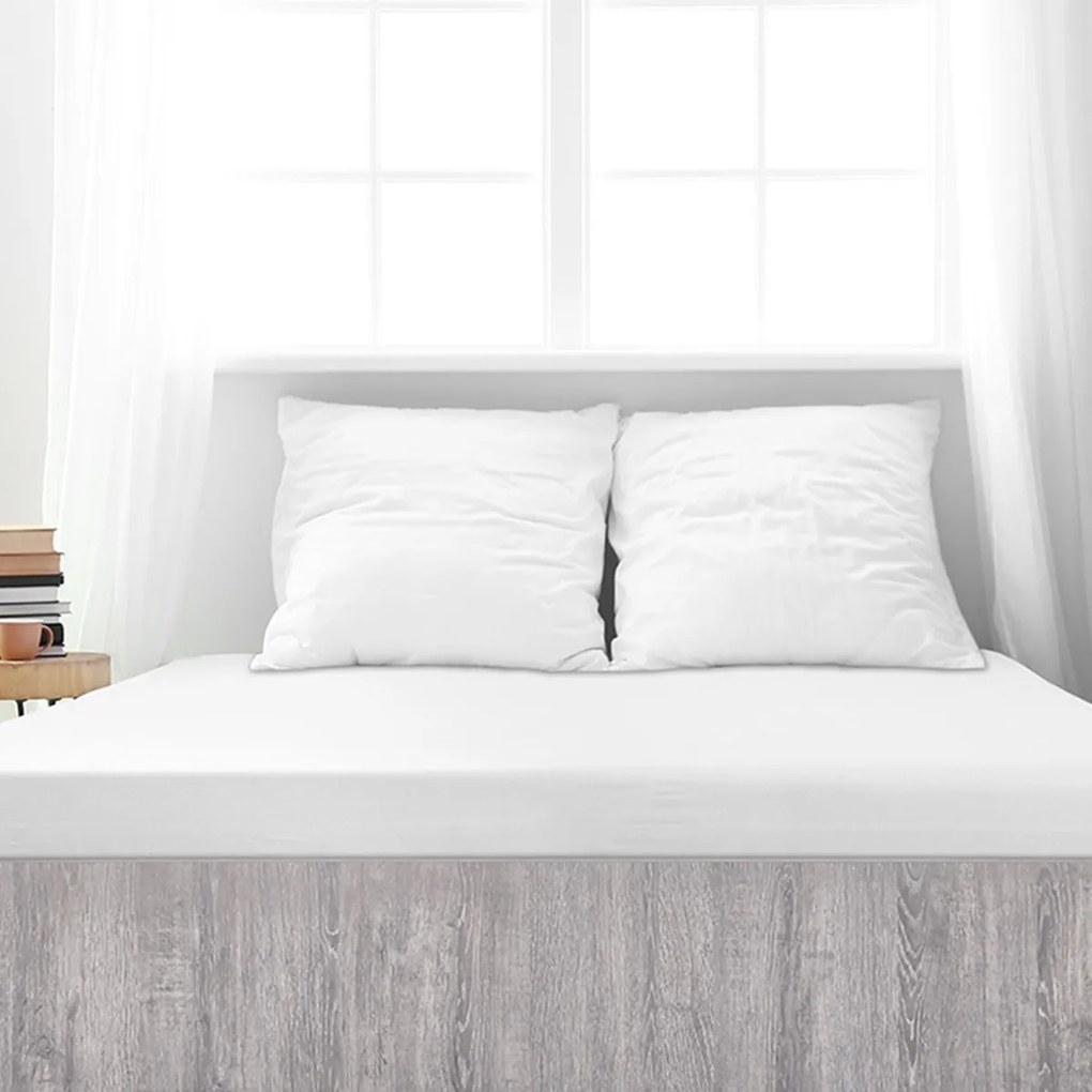 4Home prześcieradło jersey Mako biały, 180 x 200 cm