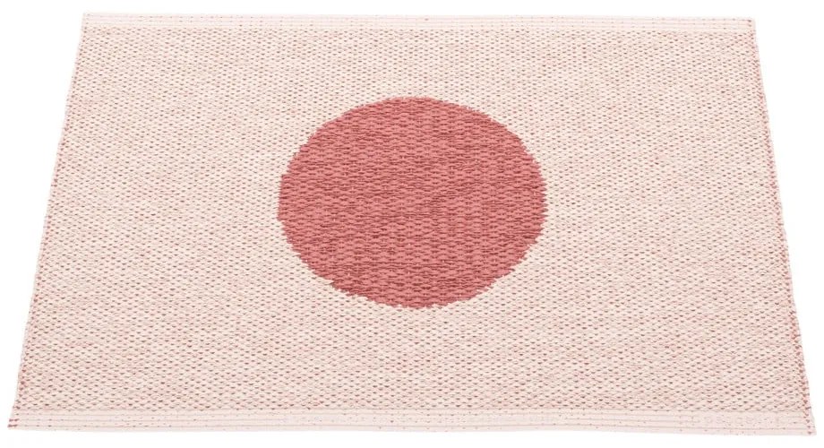 Jasnoczerwony dywan odpowiedni na zewnątrz 70x50 cm Vera Pop Blush – Pappelina