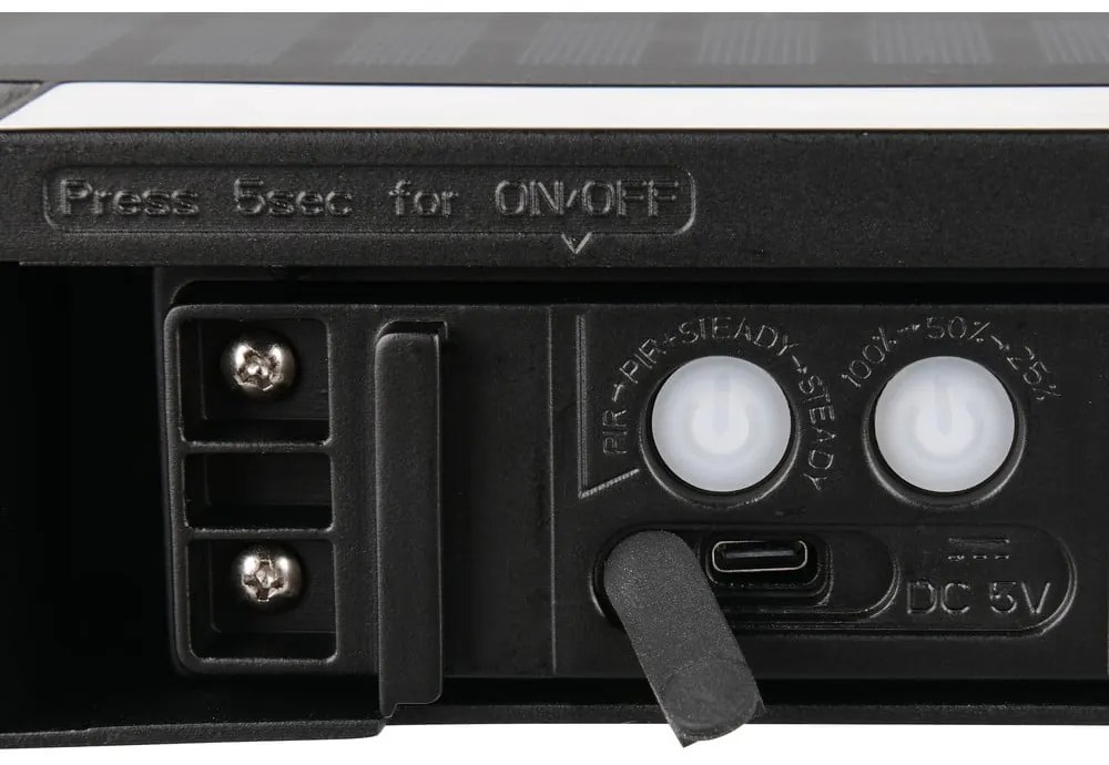 Zewnętrzna solarna lampa ścienna LED (wysokość 6 cm) Bilbao – Reality