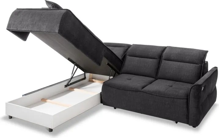 Narożnik MURILLO L z elektryczną regulacją siedziska Lewostronny w tkaninie VOGUE 16 WERSAL