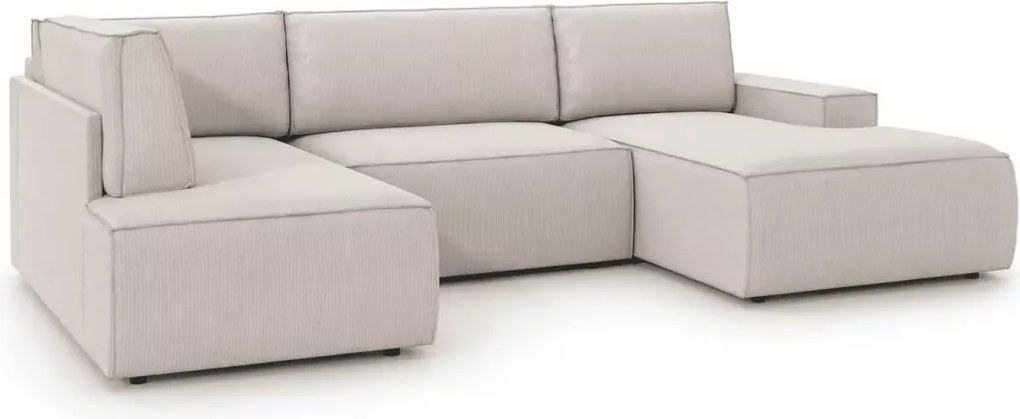 Narożnik duży U Cosme U2 sześcioosobowy funkcja spania pojemnik 329cm