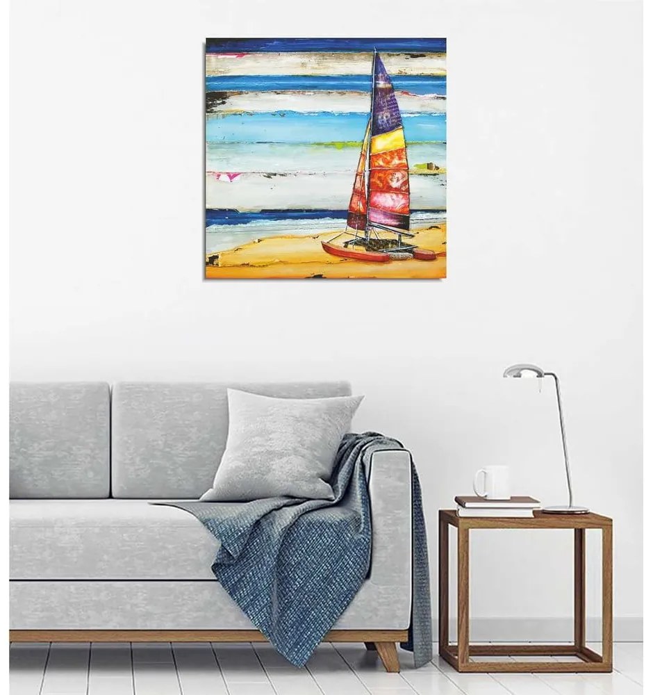 Obraz na płótnie Boat, 45x45 cm