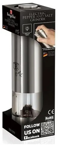 Berlinger Haus Młynek elektryczny na pieprz i sól Carbon Metallic Line