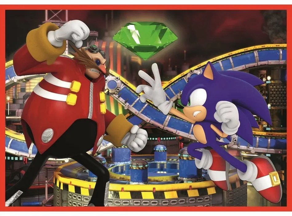 Trefl Puzzle Sonic Przygody, 4w1(35, 48, 54, 70 elem.)