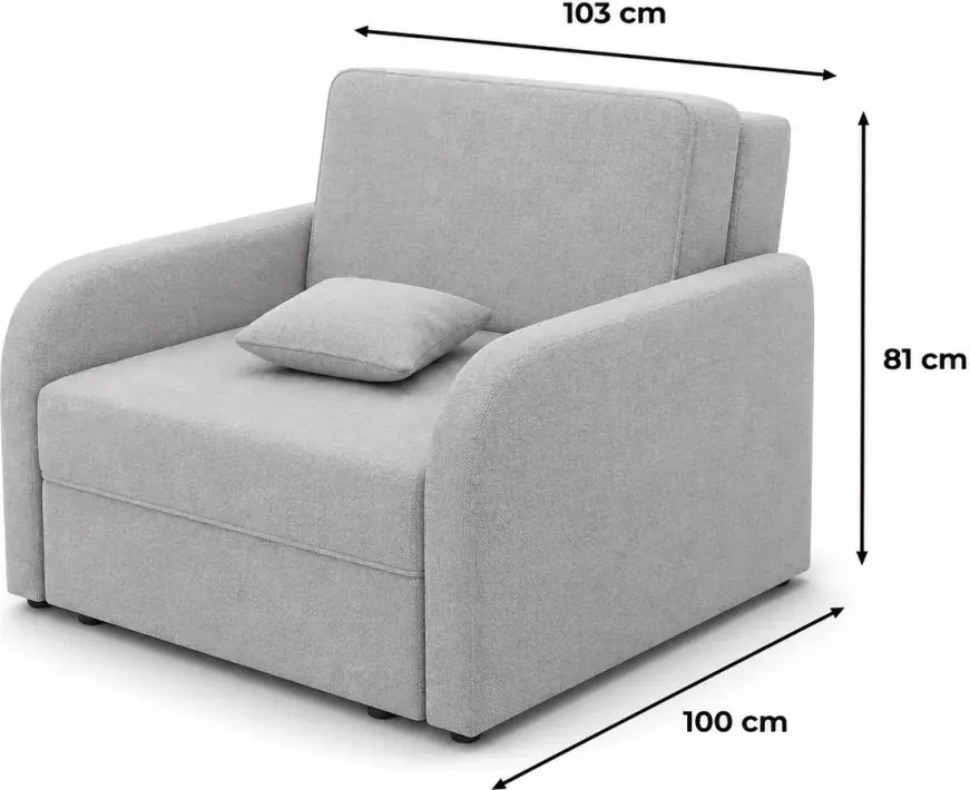 Sofa amerykanka Beti z funkcją spania i pojemnikiem na pościel – nowoczesna kanapa rozkładana